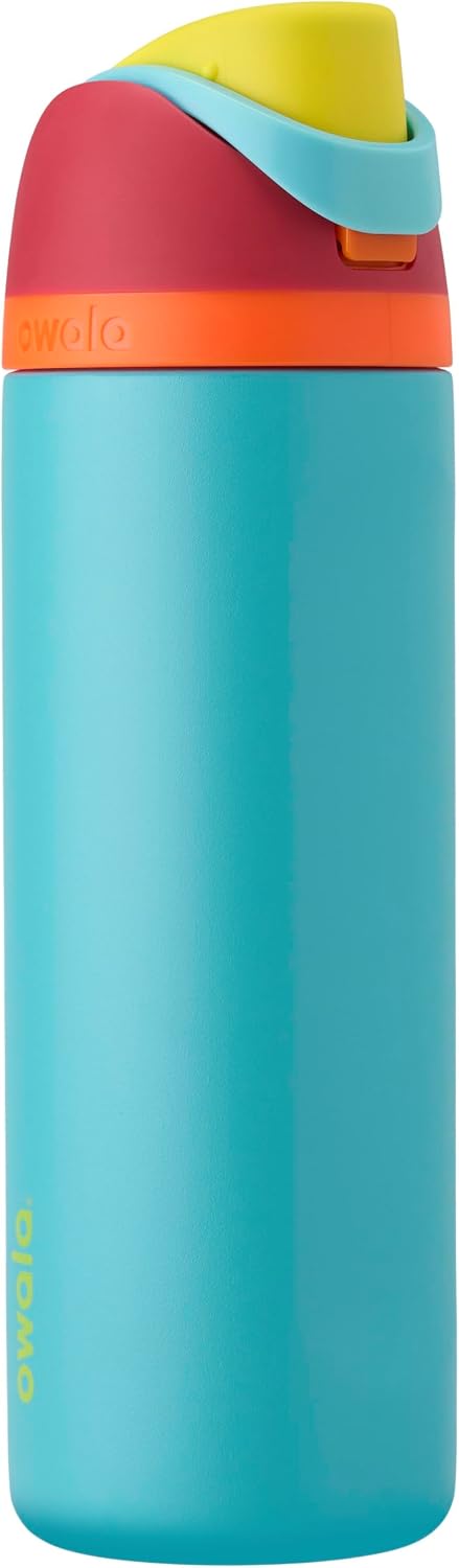 Owala FreeSip 24 oz insulated stainless-steel bottle in Summer Sweetness